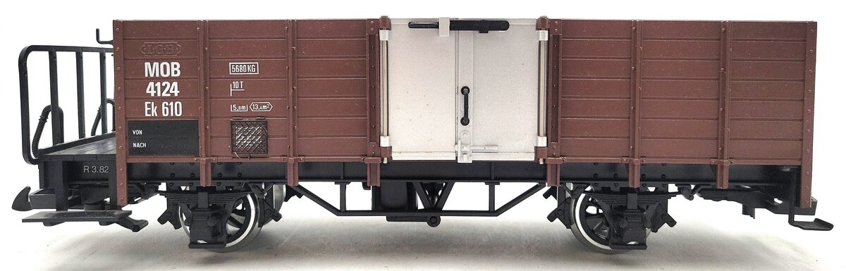 LGB 4124 G Scale Open High Sided Gondola (Metal Wheels) LN/Box