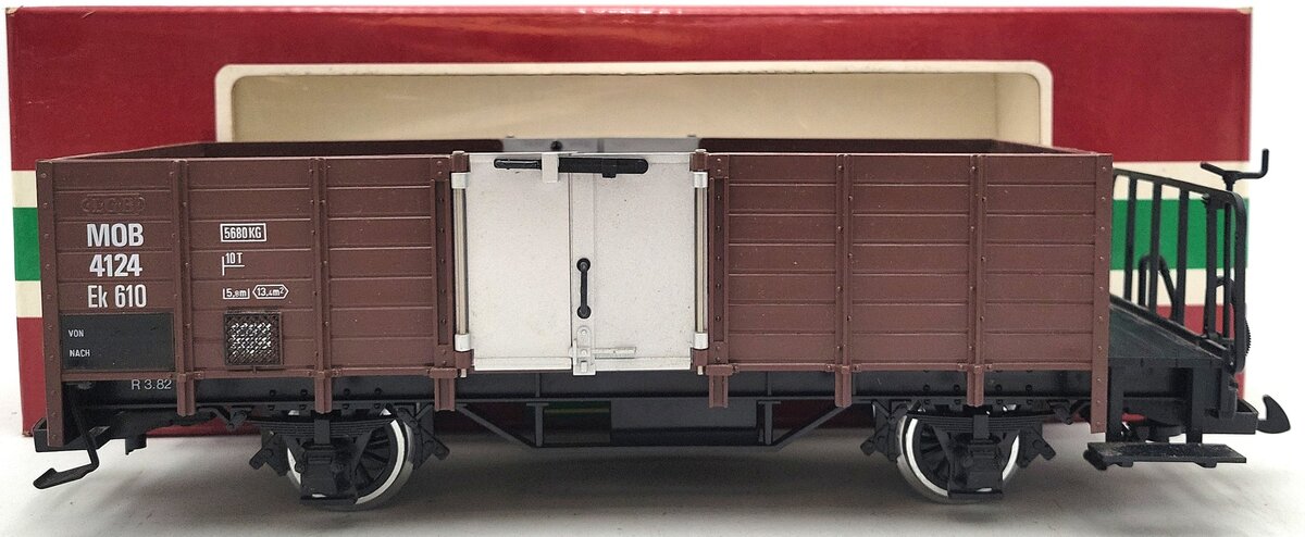 LGB 4124 G Scale Open High Sided Gondola (Metal Wheels) LN/Box