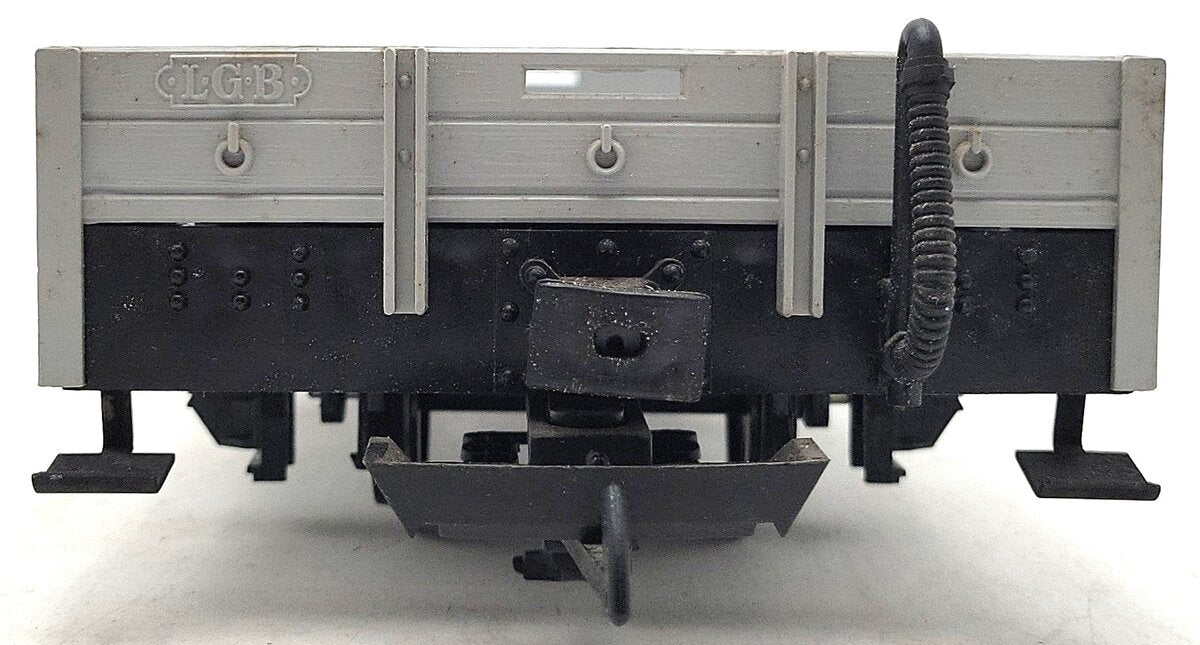LGB 4110 G Scale 4-Wheel Gray Flat Car EX/Box