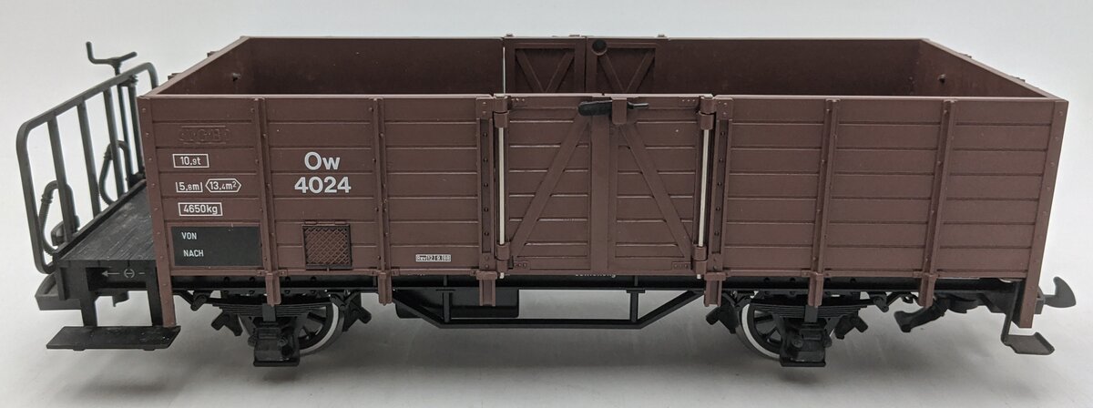 LGB 4024 G Scale Ow Gondola #4024 w/ Metal Wheels EX/Box