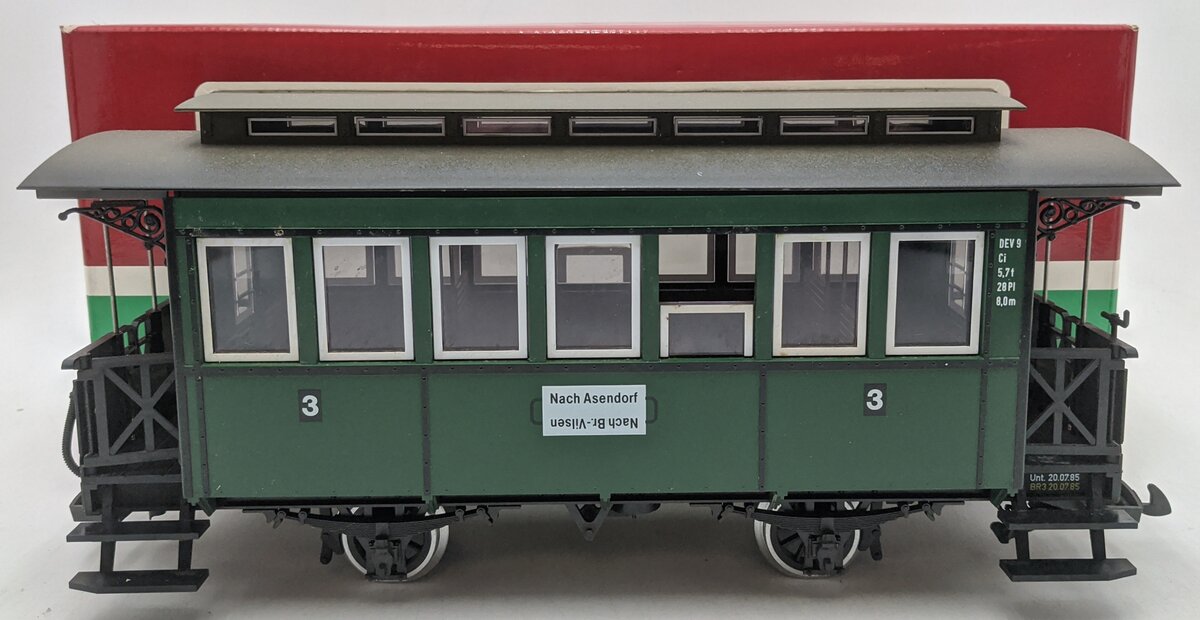 LGB 3020 G Scale Coach Car #3 EX/Box