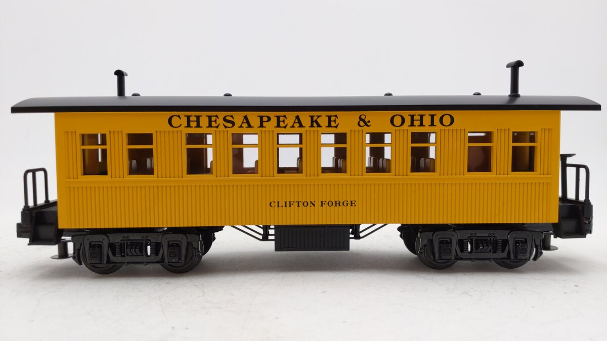 MTH 30-6425B O Chesapeake & Ohio (Clifton Forge) Overton Coach Car EX/Box