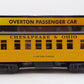 MTH 30-6425B O Chesapeake & Ohio (Clifton Forge) Overton Coach Car EX/Box