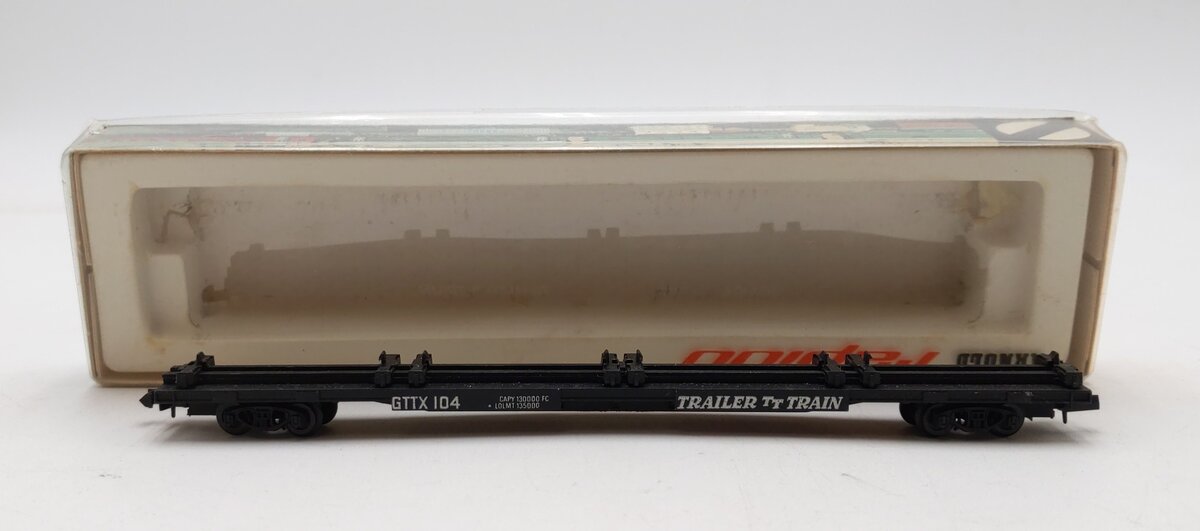 Arnold Rapido 0406 T N Scale GTTX 104 Trailer Train EX/Box