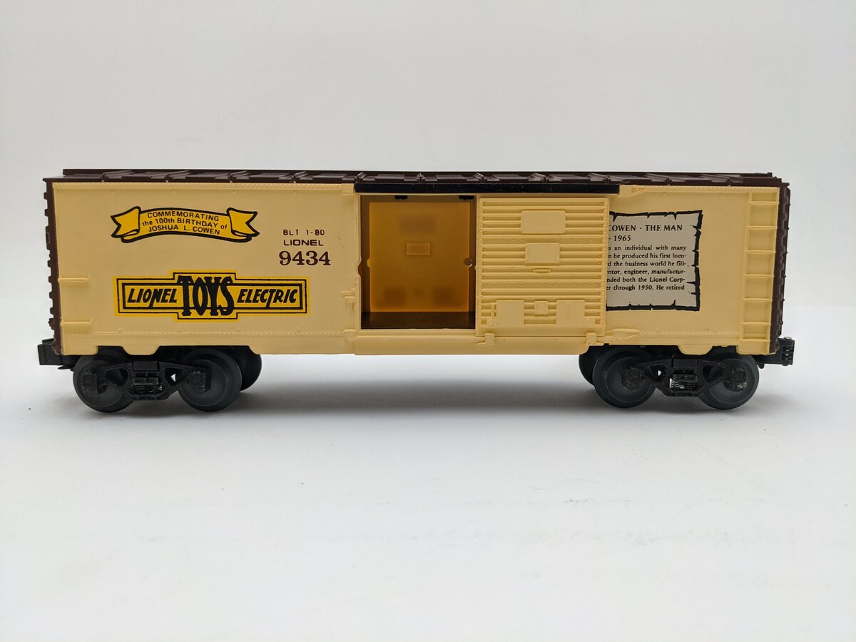 Lionel 6-9434 O Gauge Joshua Lionel Cowen "The Man" Boxcar EX/Box