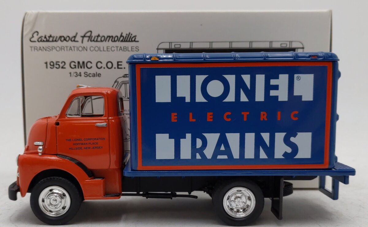 Lionel 19-0108 1:34 Eastwood Automobilia 1952 GMC C.O.E. Delivery Truck EX/Box