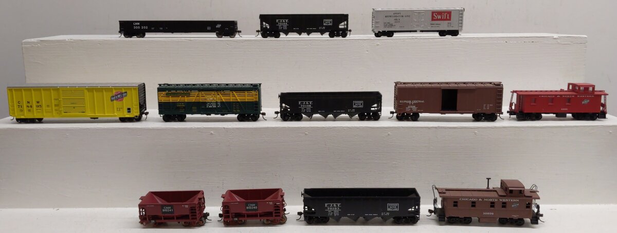 Atlas & Other HO Scale Assorted Freight Cars [12] VG