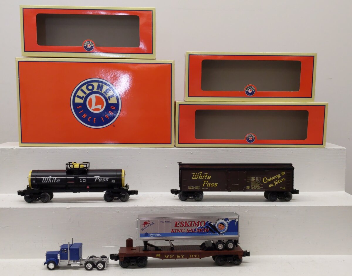 Lionel 6-31793 White Pass & Yukon Freight Car 3-Pack LN/Box