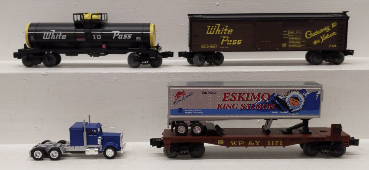 Lionel 6-31793 White Pass & Yukon Freight Car 3-Pack LN/Box