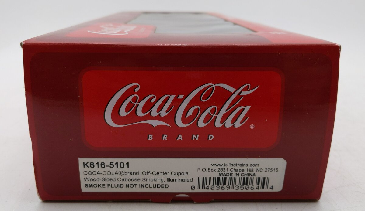 K-Line K616-5101 O Coca-Cola Wood-Sided Caboose LN/Box