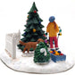 Lemax 93762 "Decorating Front Yard Tree" Table Accent LN/Box