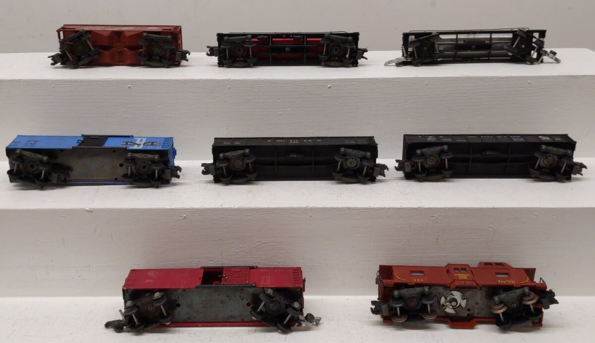 American Flyer & Lionel S Scale Assorted Freight Cars [9] VG