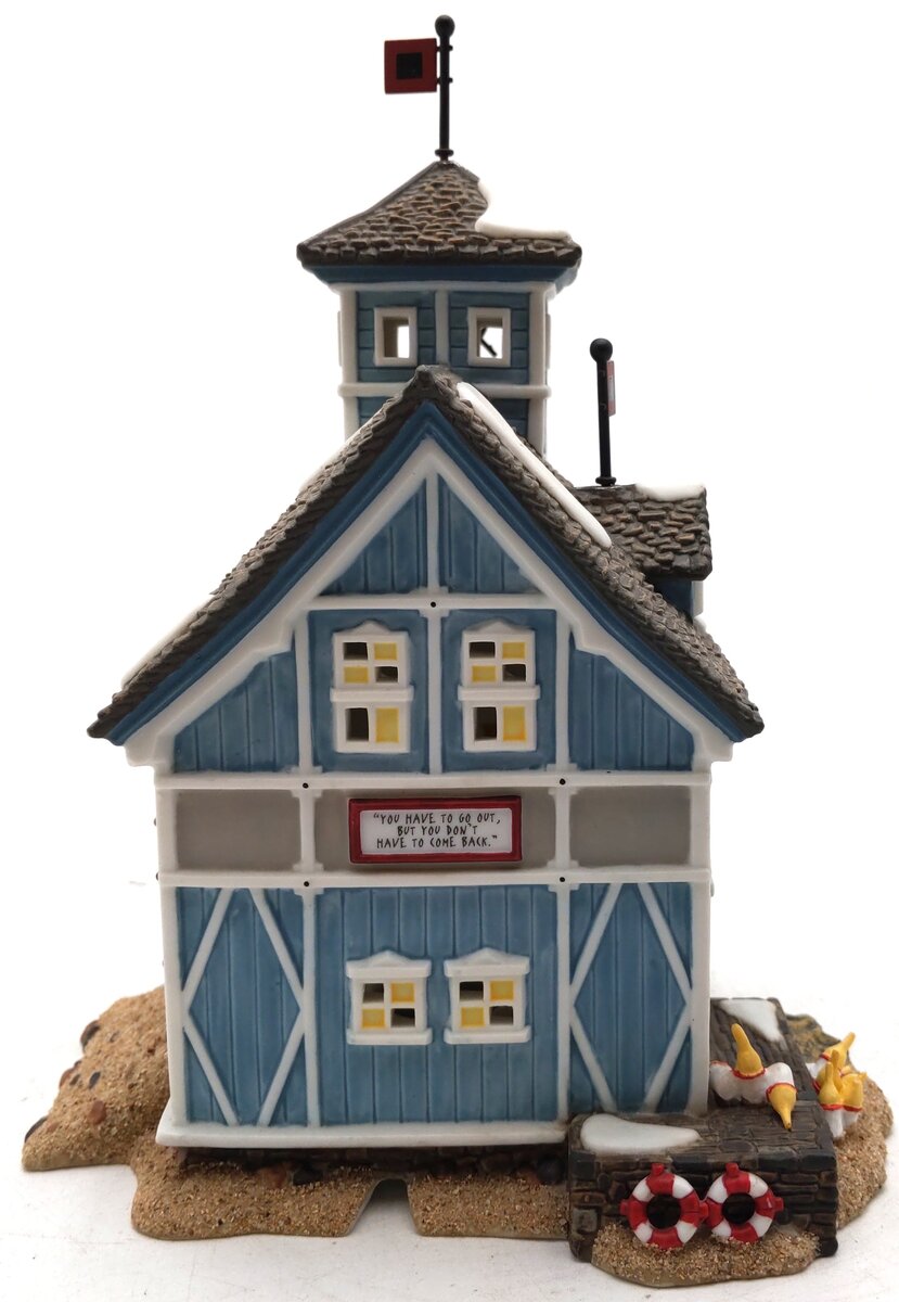Dept 56 56.56679 New England Village "Salt Bay Life Saving Station" LN/Box
