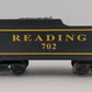K-Line 702 O Gauge Reading Tender #702 EX