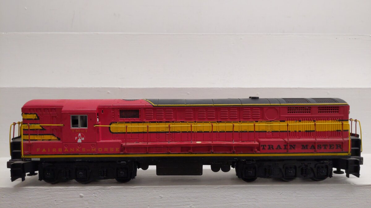 O Gauge CUSTOM Fairbanks-Morse Co. Diesel Locomotive #FM-1