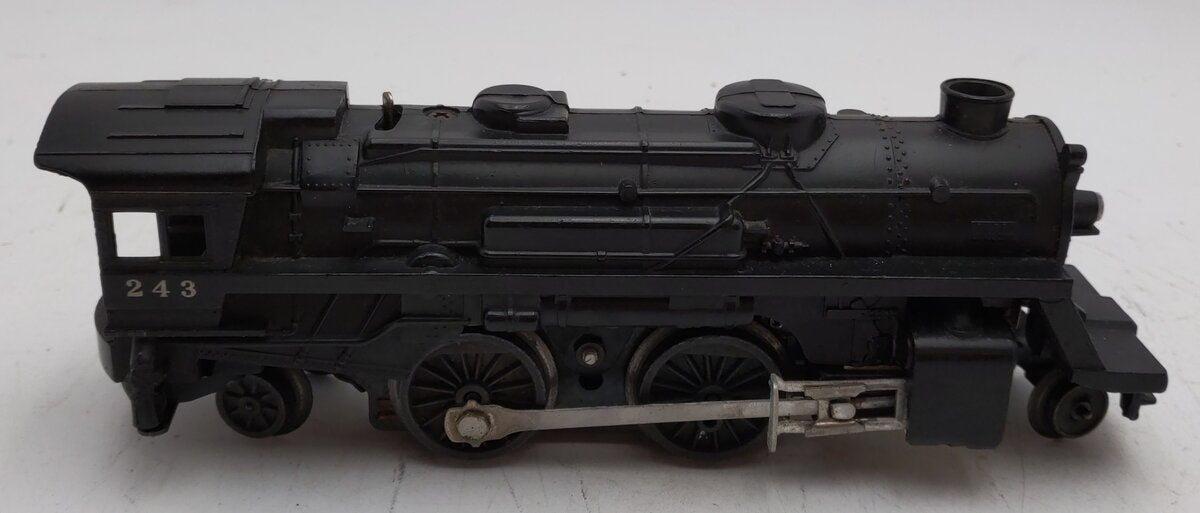 Lionel 243 Vintage O 2-4-2 Plastic Scout Steam Locomotive VG