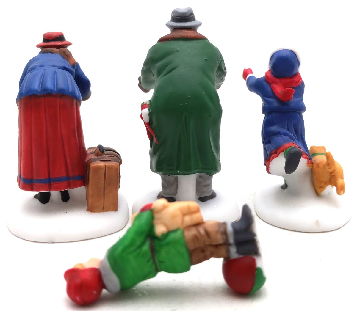 Dept 56 5533-6 Porcelain Welcome Home Figures (Set of 3) EX/Box
