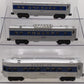 Lionel 2412, 2414, & 2416 Vintage O Santa Fe Blue Stripe Passenger Cars [3]