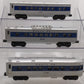 Lionel 2412, 2414, & 2416 Vintage O Santa Fe Blue Stripe Passenger Cars [3]