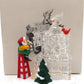 Dept 56 56366 A Busy Elf North Pole Sign LN/Box
