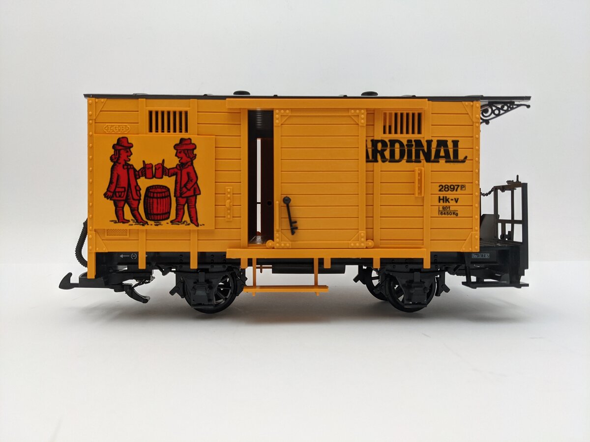 LGB 4034 G Scale Cardinal Beer Boxcar EX/Box