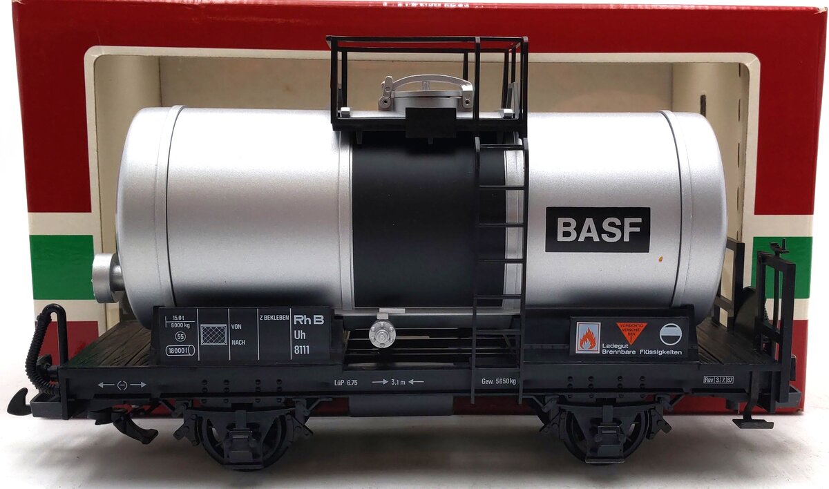 LGB 4040C G Scale BASF Single Dome Tank Car LN/Box