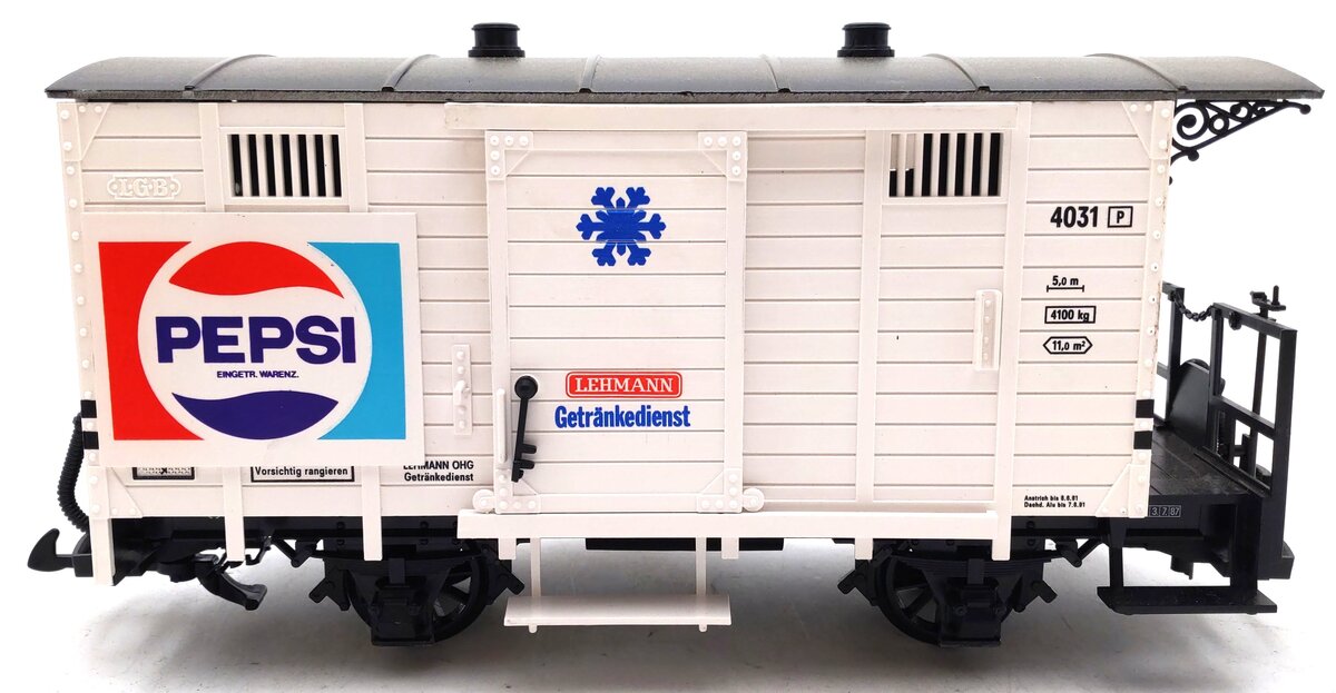 LGB 4031 G Scale Pepsi Cola Boxcar LN/Box