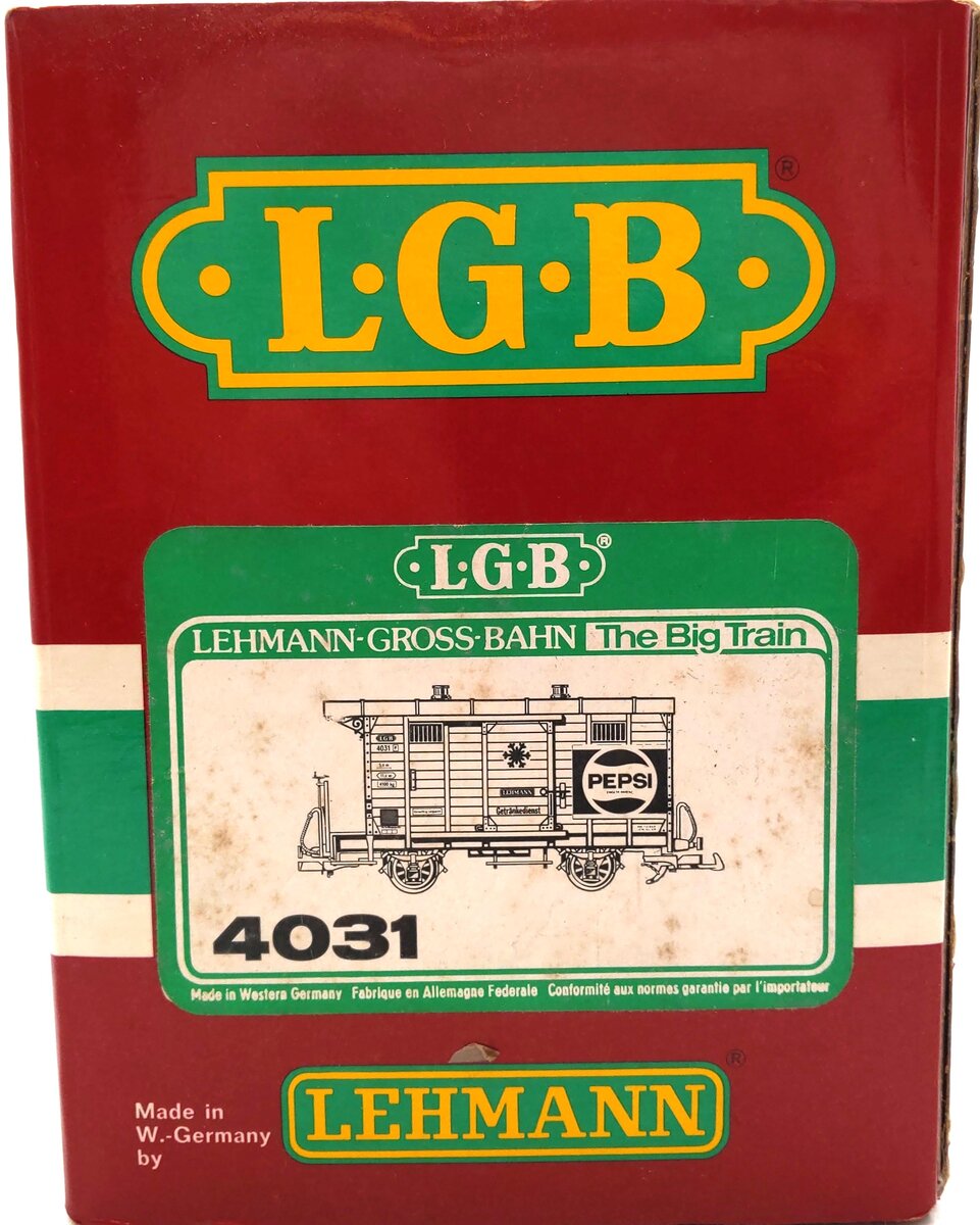 LGB 4031 G Scale Pepsi Cola Boxcar LN/Box