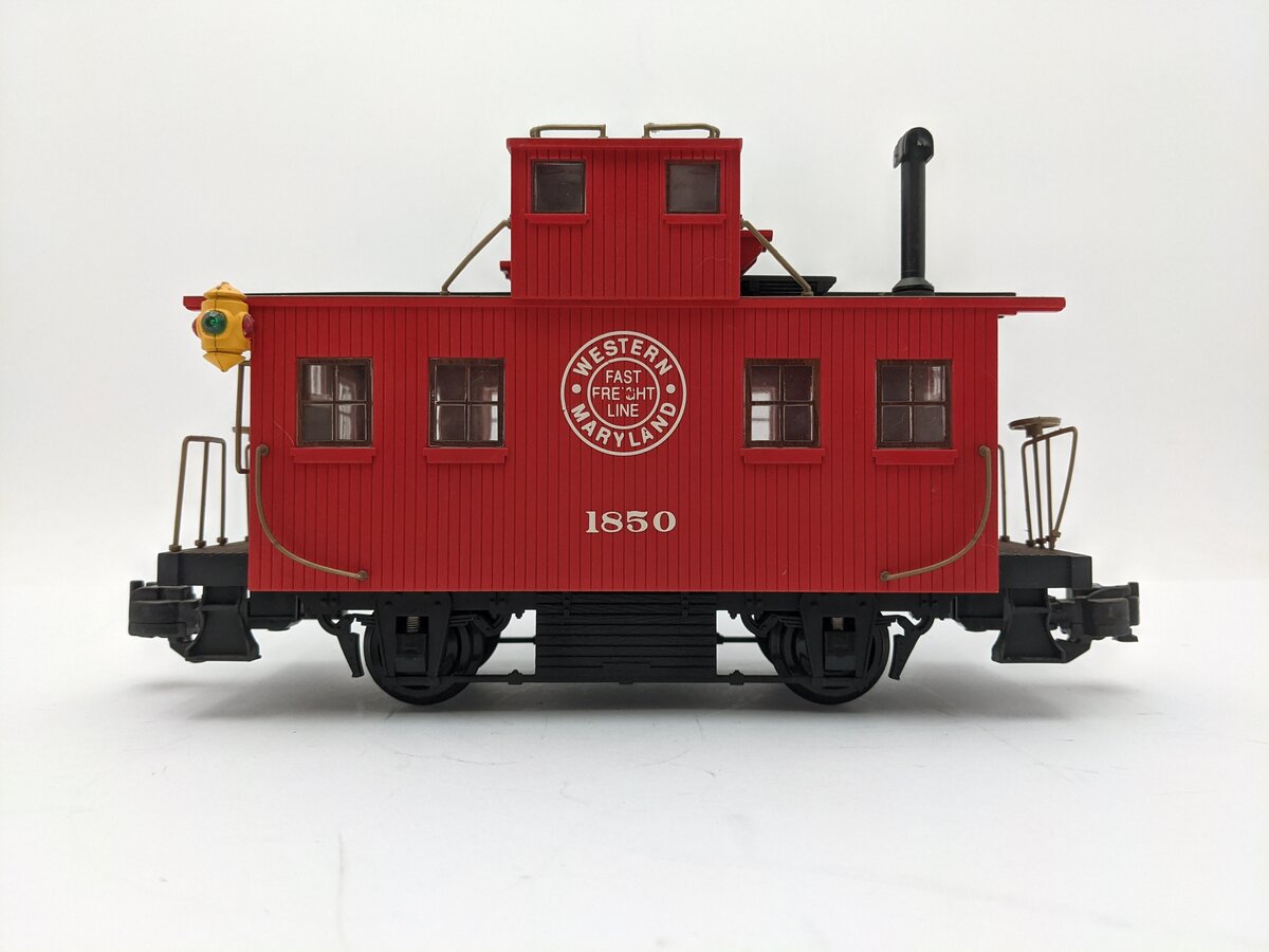 LGB  G Gauge Western Maryland Red Caboose #1850 EX
