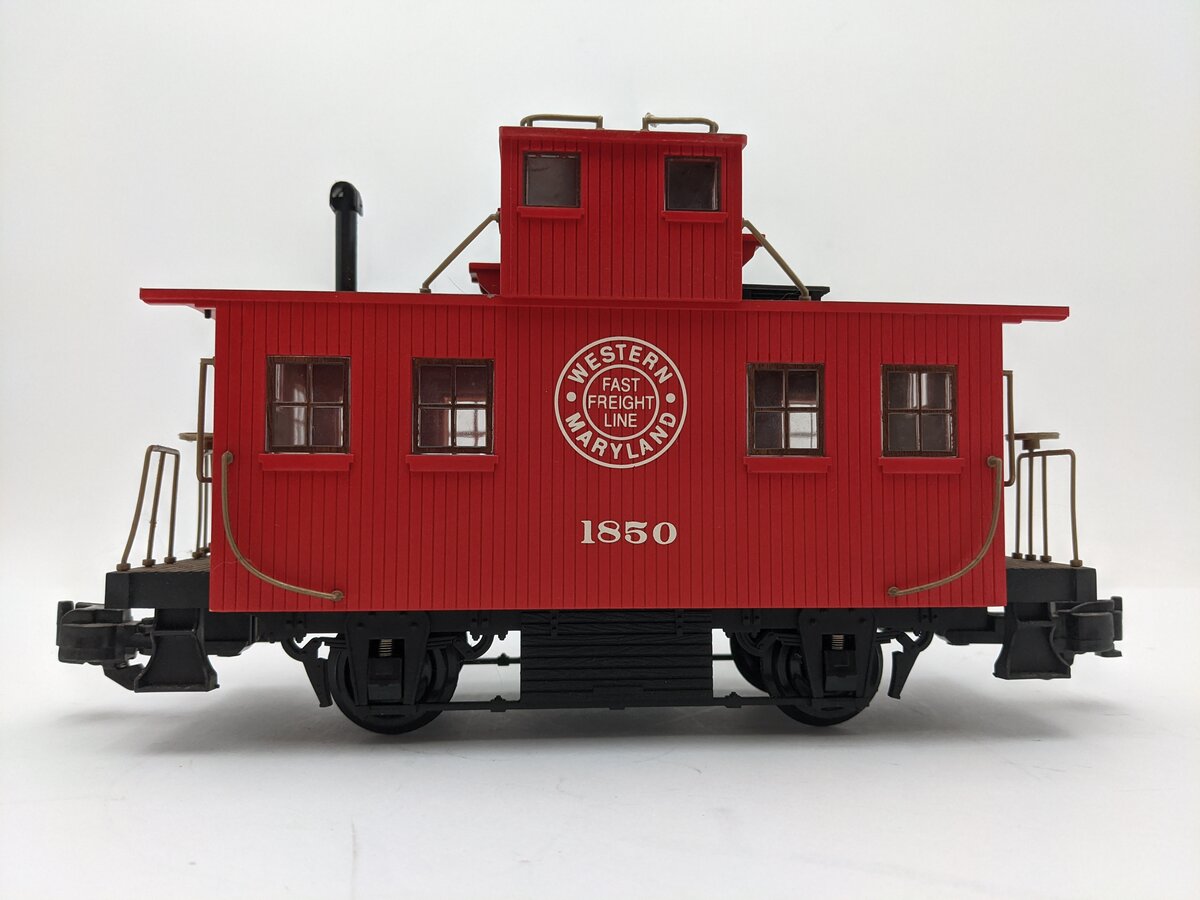 LGB  G Gauge Western Maryland Red Caboose #1850 EX