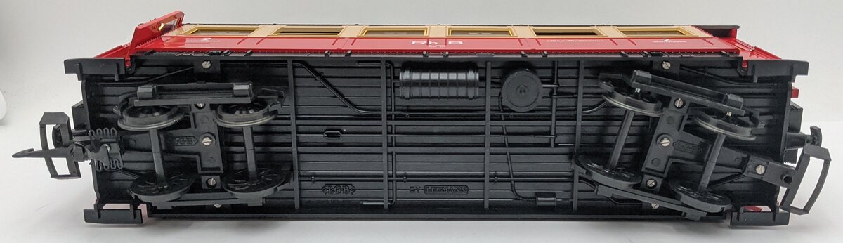 LGB 3064 G Scale RhB Railway 2nd Class Coach Car VG/Box