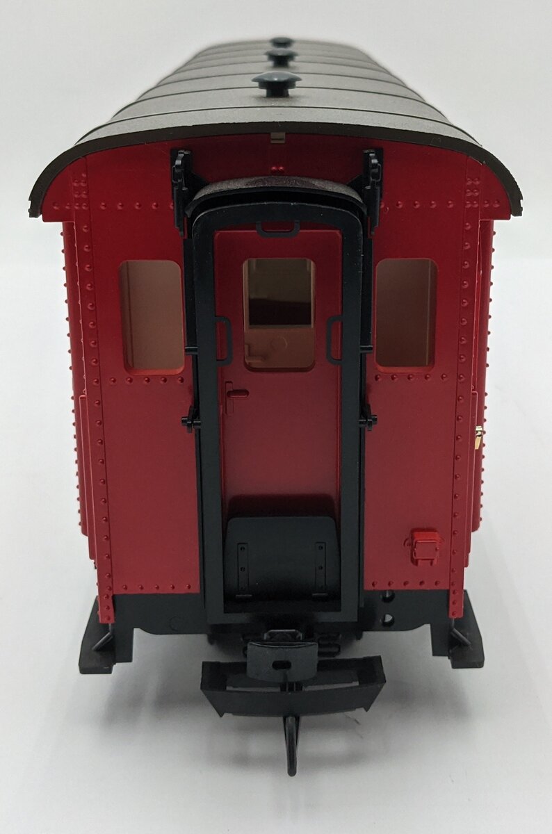 LGB 3064 G Scale RhB Railway 2nd Class Coach Car VG/Box