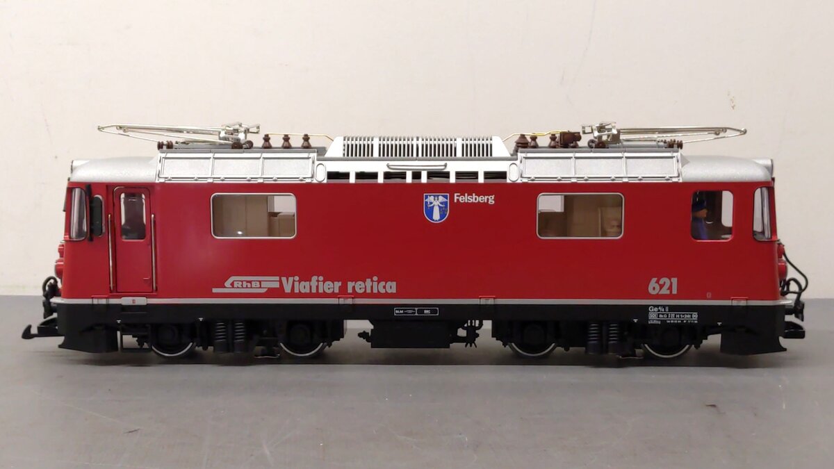 LGB 23430 G Scale Rhaetian Railway RhB "Felsberg" Electric Locomotive #621 LN/Box