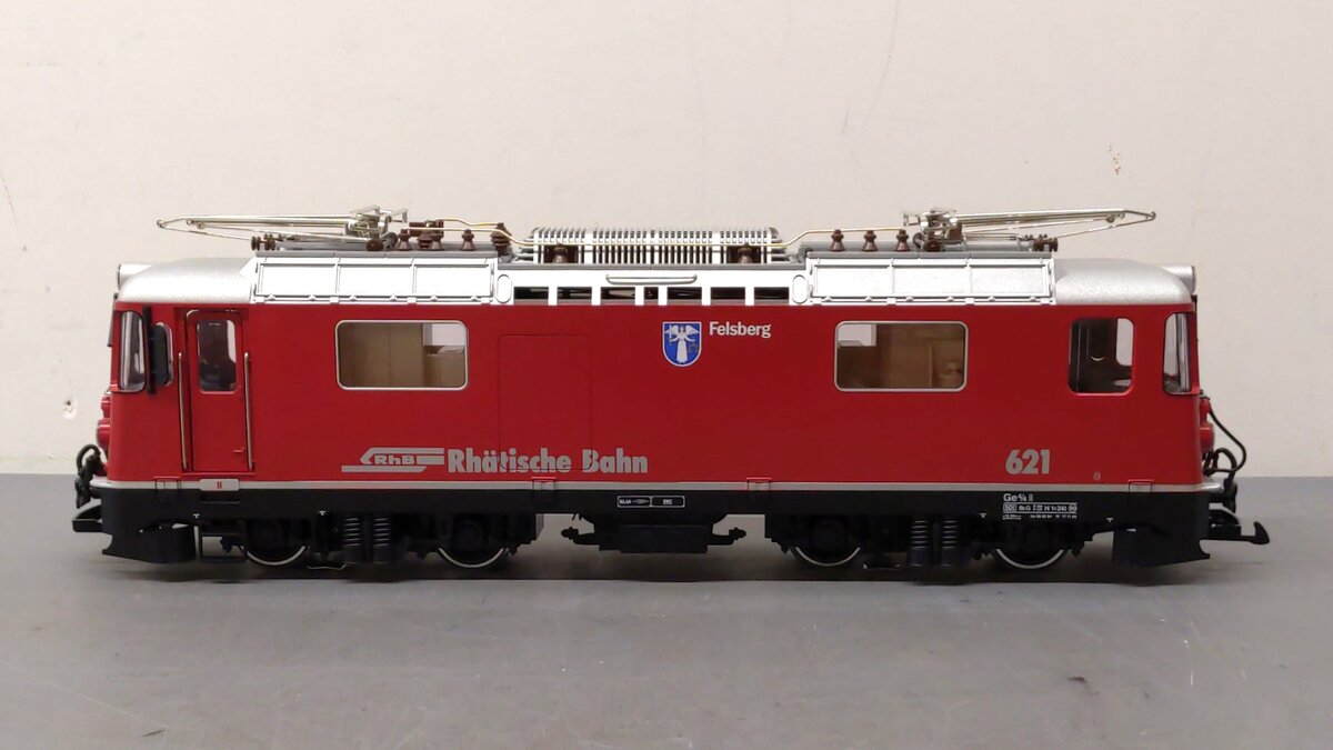 LGB 23430 G Scale Rhaetian Railway RhB "Felsberg" Electric Locomotive #621 LN/Box