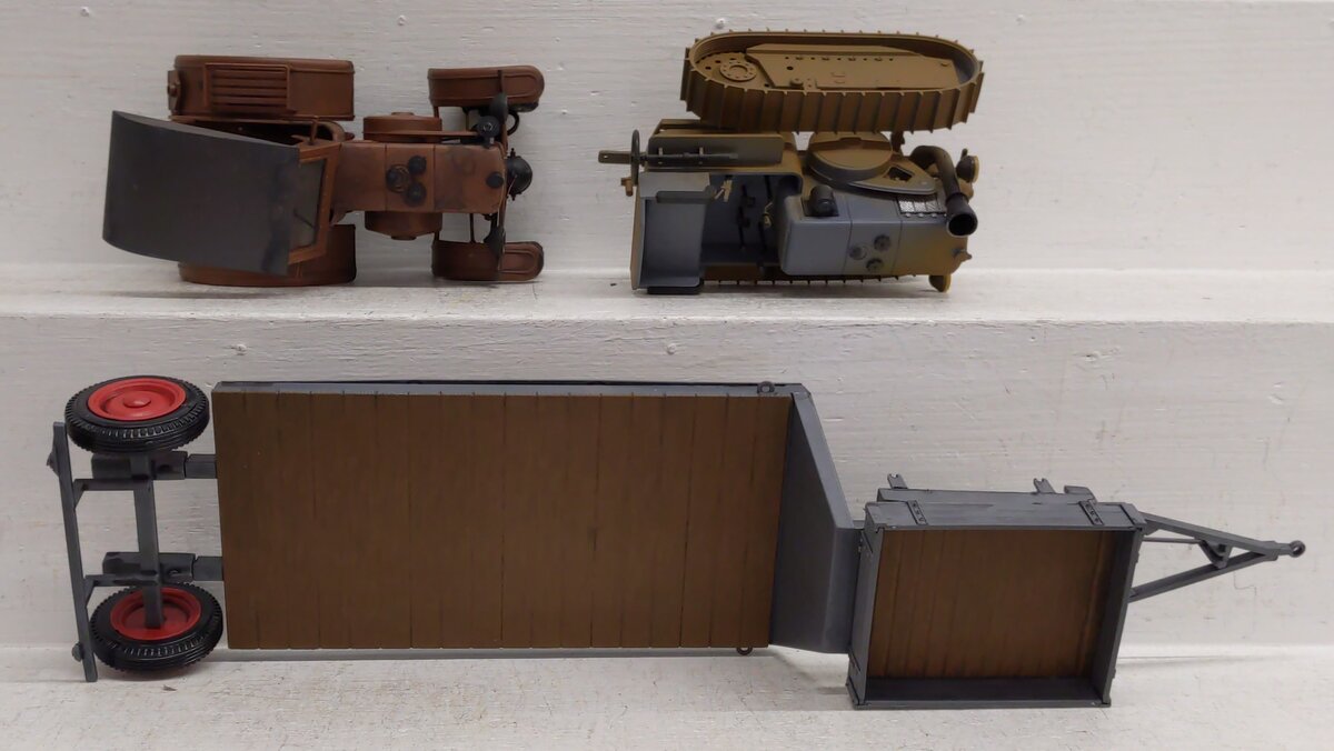 Pola G1945 G Scale Strassenbau Roadworks Kit EX/Box