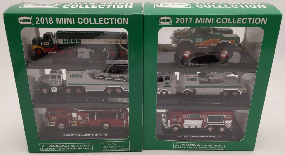 Hess Mini Collection 2017 & 2018 LN/Box