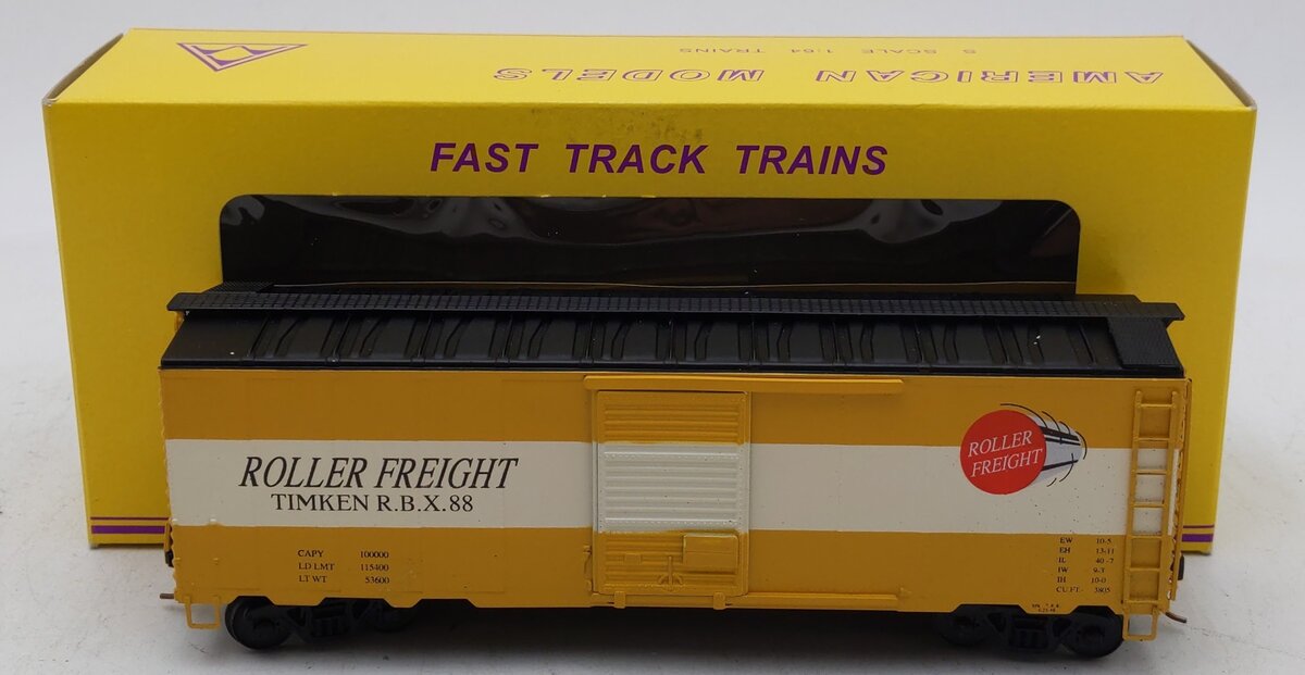 American Models 2004 S Gauge Timken Roller Freight Boxcar LN/Box