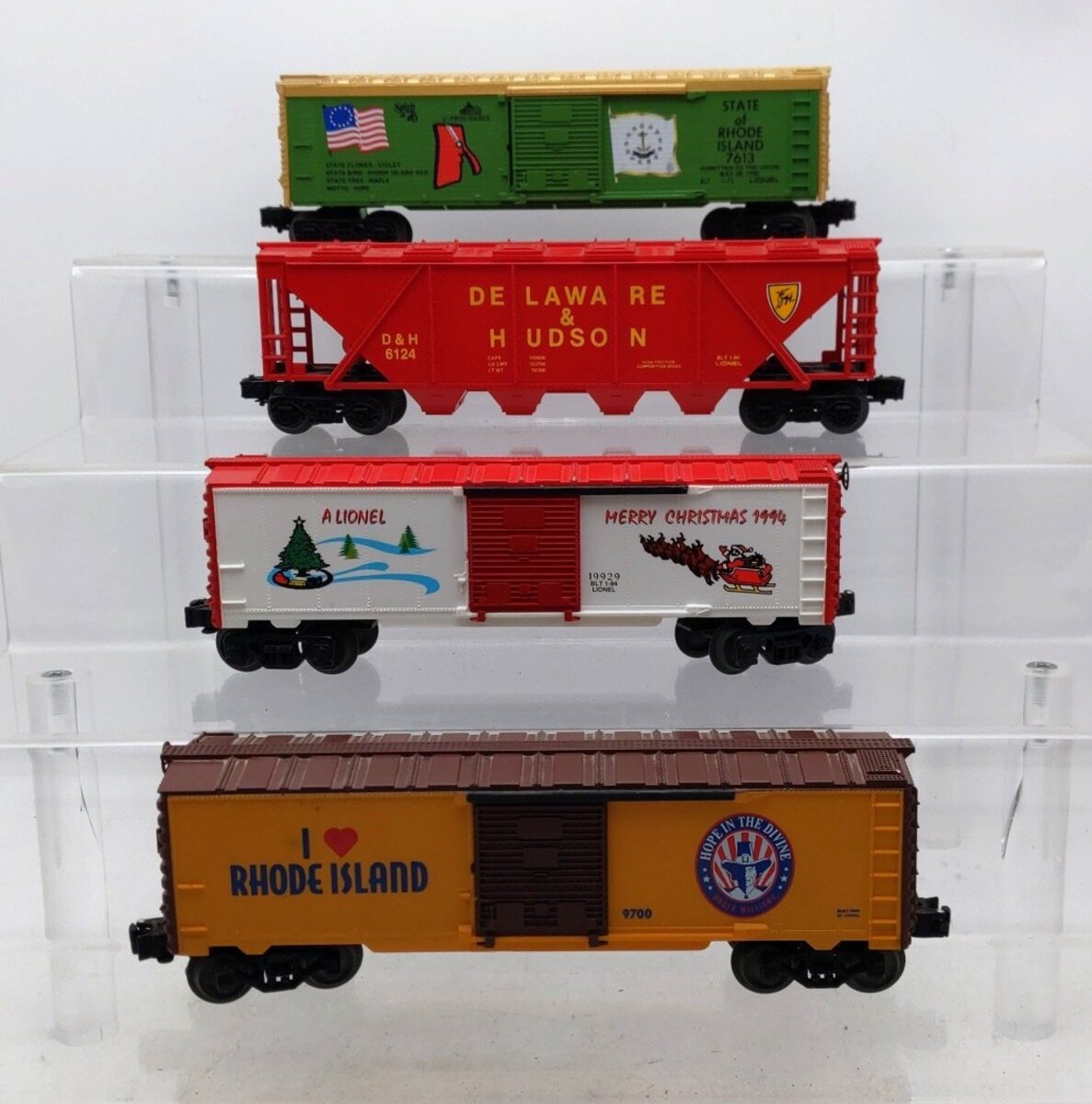 Lionel O Gauge Assorted Freight Cars [4] EX