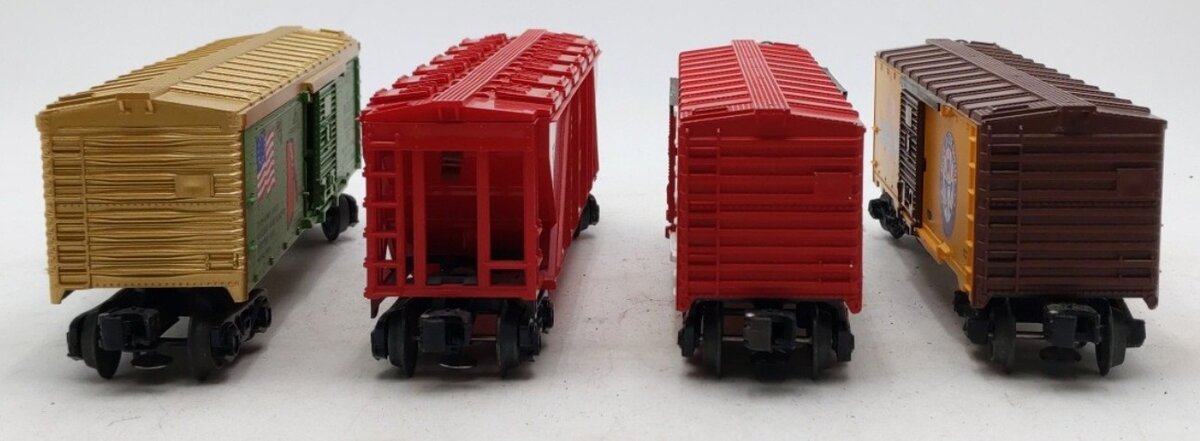 Lionel O Gauge Assorted Freight Cars [4] EX