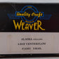 Weaver 14501 Alaska 4 Bay Covered Hopper VG/Box