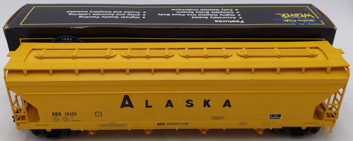 Weaver 14501 Alaska 4 Bay Covered Hopper VG/Box