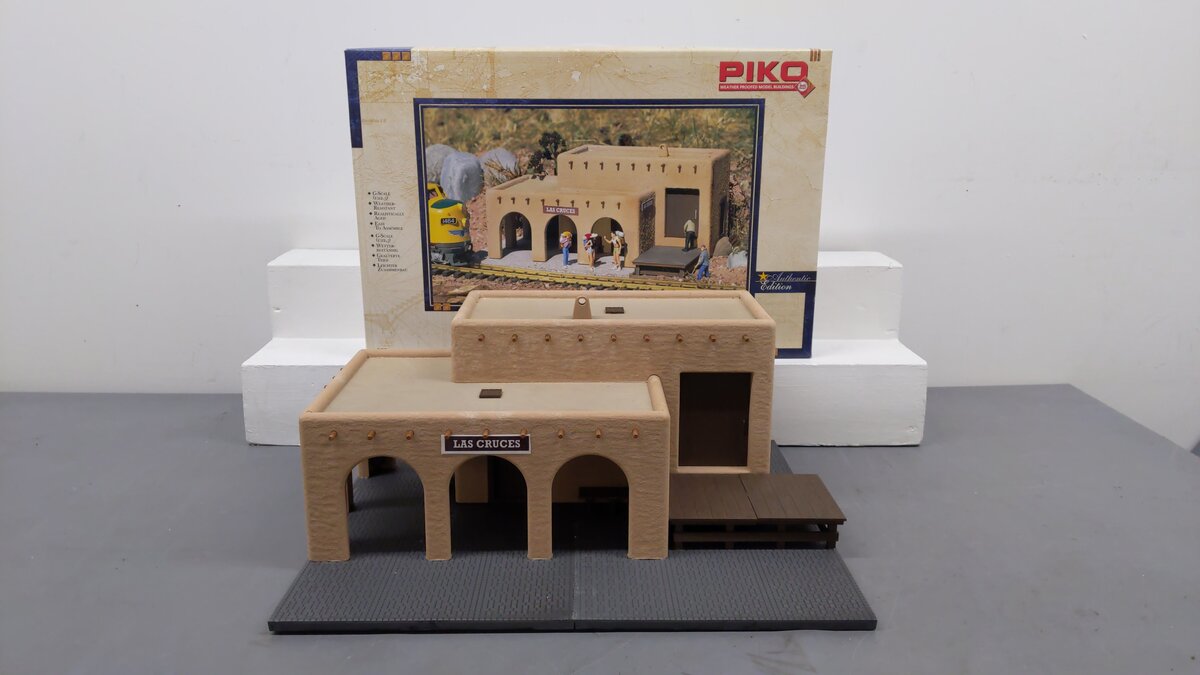 Piko 62252 G Bahnof "Las Cruces" Station Building Kit-Assembled EX/Box