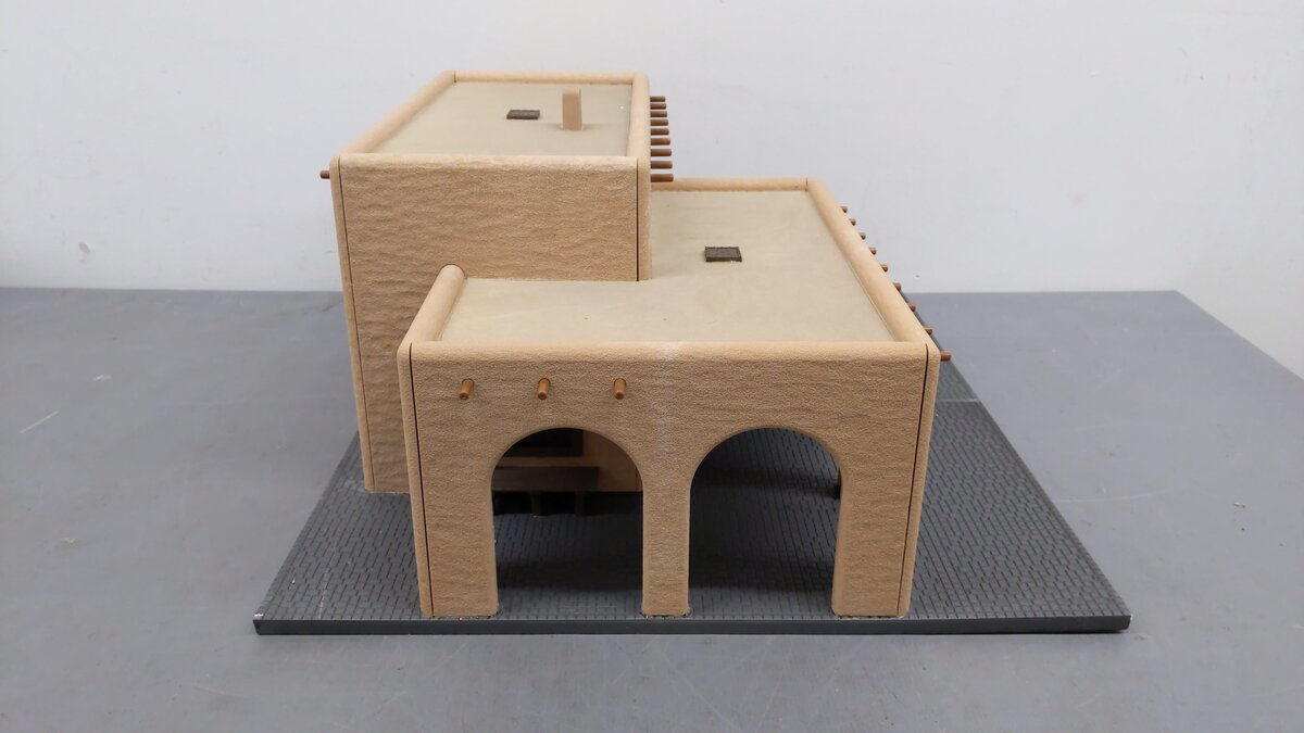 Piko 62252 G Bahnof "Las Cruces" Station Building Kit-Assembled EX/Box