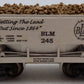 MTH S Gauge BLM Lead Mines Open Hopper Car #245 w/ Rock Load