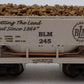MTH S Gauge BLM Lead Mines Open Hopper Car #245 w/ Rock Load
