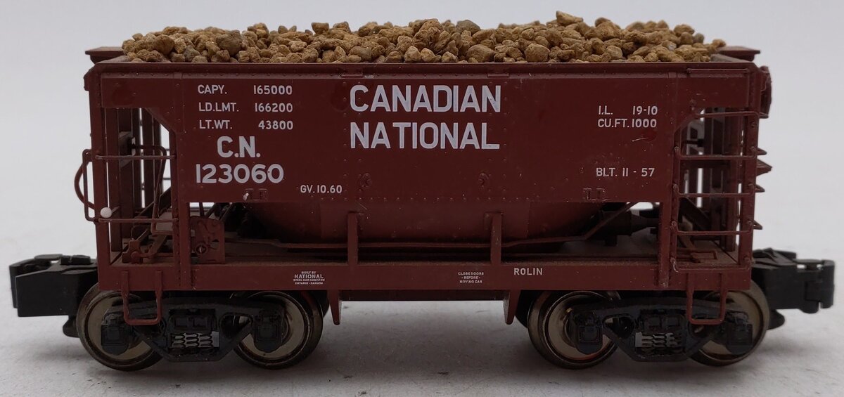 MTH 35-75019 S Gauge Canadian National Ore Hopper Car #123060/Box