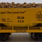 MTH 35-70014E S Gauge BLM Lead Mines Open Hopper Car #216 w/ Rock Load