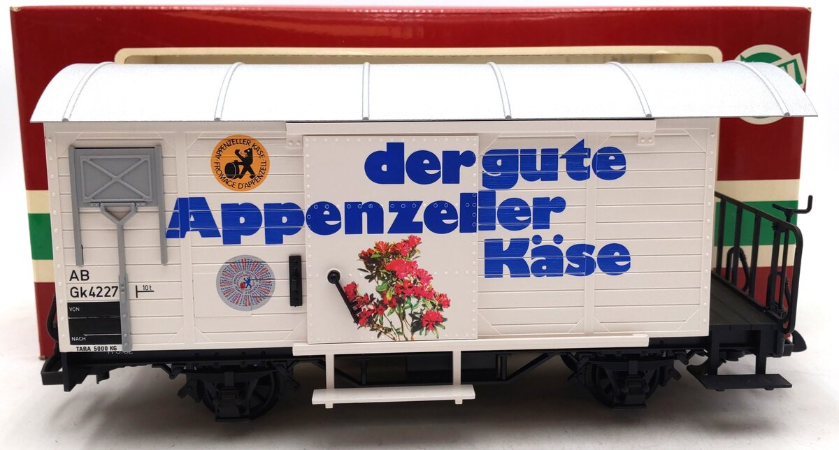 LGB 4328 G Scale Dergute Appenzzeller Kase Boxcar LN/Box