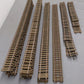 O Scale Assorted Straight Track Sections (23) - (2-Rail)