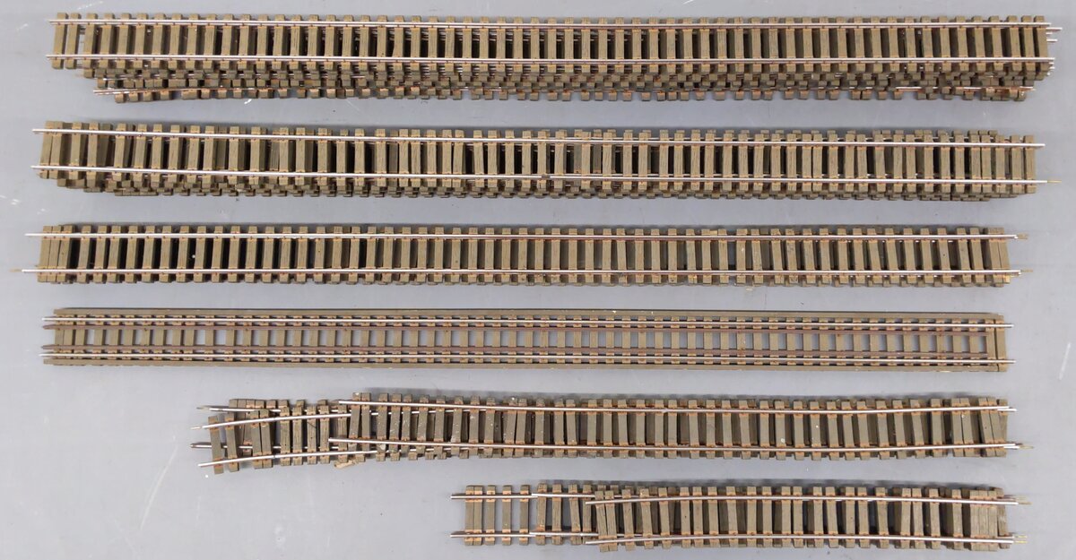 O Scale Assorted Straight Track Sections (23) - (2-Rail)